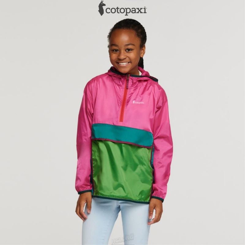 Cotopaxi Teca Half-Zip Windbreaker Juice | YT95-T8-IA