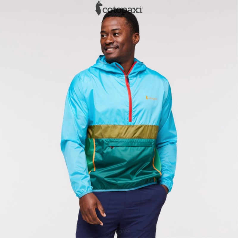 Cotopaxi Teca Half-Zip Windbreaker New Zealand | XG02-E4-YV