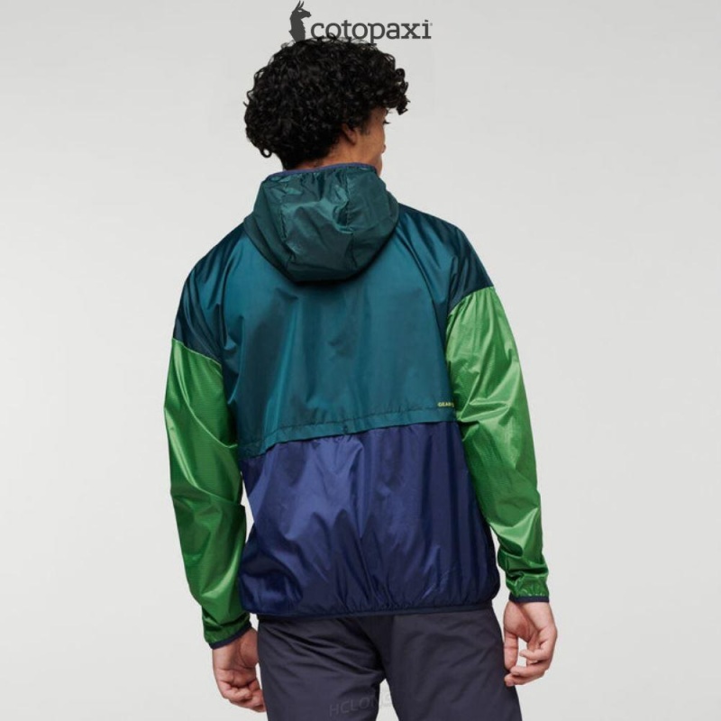 Cotopaxi Teca Half-Zip Windbreaker Pinelands | MS77-U4-YH