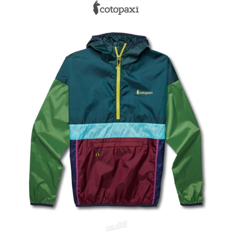 Cotopaxi Teca Half-Zip Windbreaker Pinelands | MS77-U4-YH