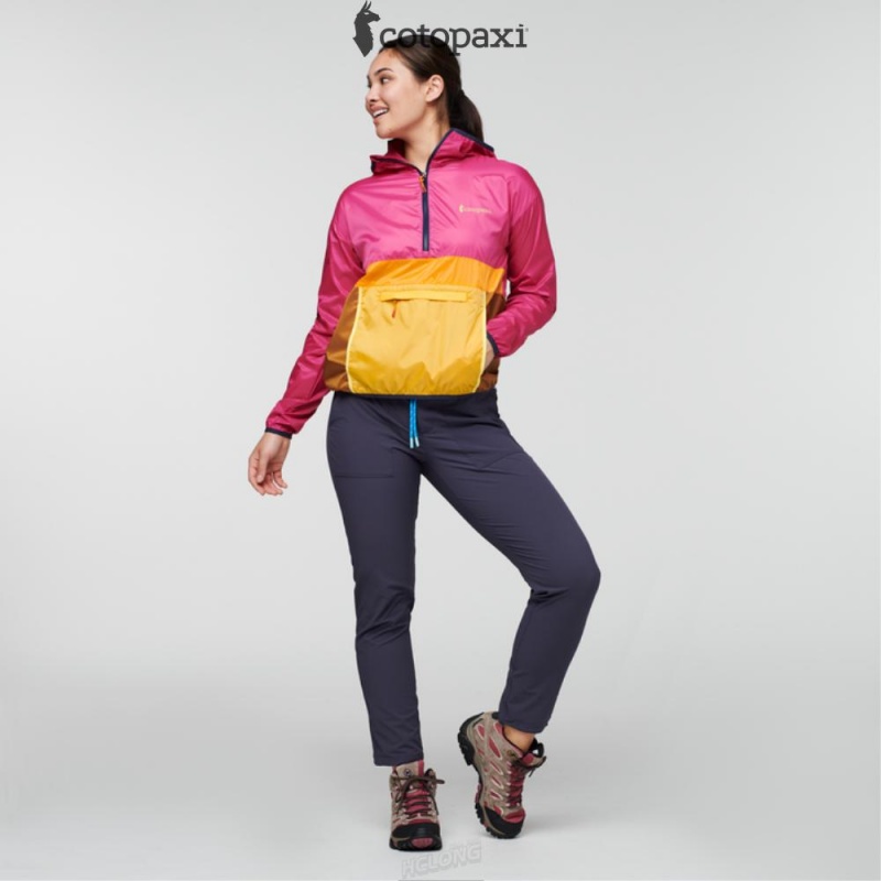 Cotopaxi Teca Half-Zip Windbreaker Pop | DA50-P8-HR