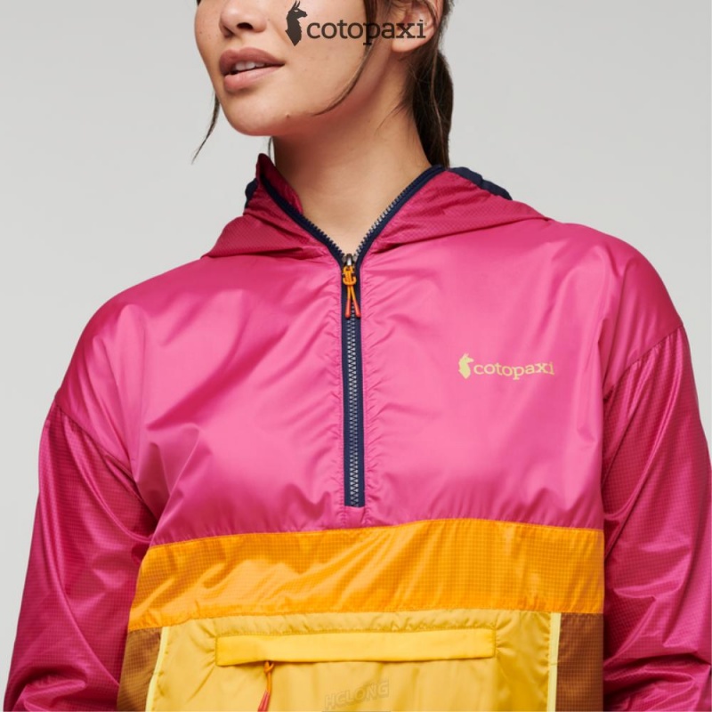 Cotopaxi Teca Half-Zip Windbreaker Pop | DA50-P8-HR