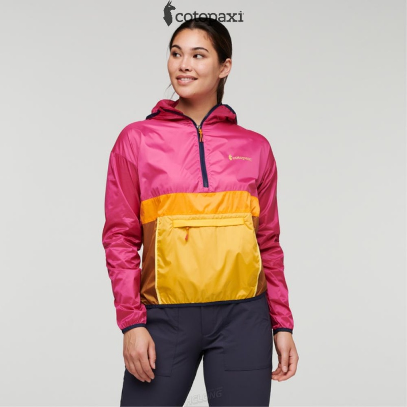 Cotopaxi Teca Half-Zip Windbreaker Pop | DA50-P8-HR