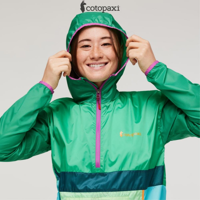 Cotopaxi Teca Half-Zip Windbreaker Rolling Hills | TR65-Q5-WT