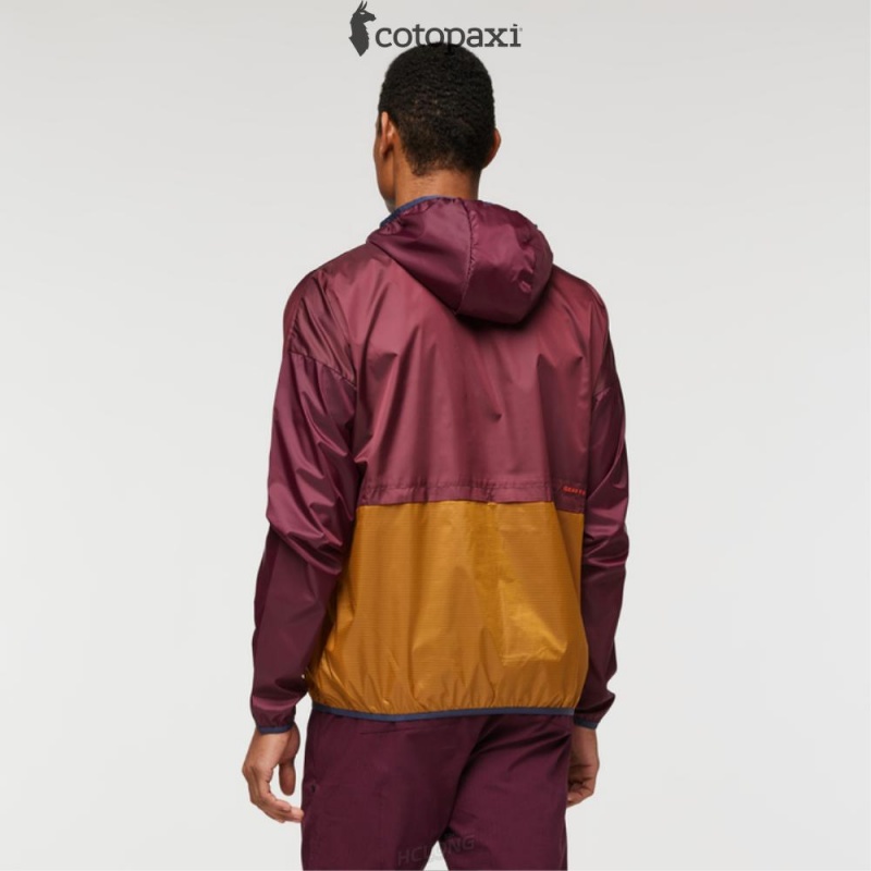 Cotopaxi Teca Half-Zip Windbreaker Sahara Nights | ZP75-J7-EK