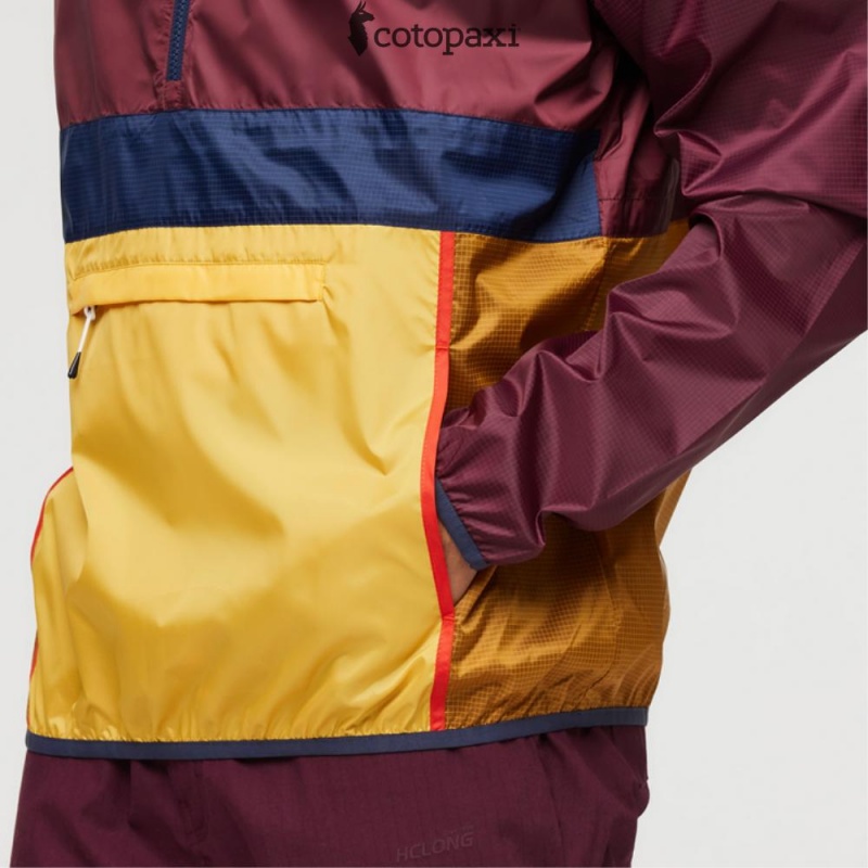 Cotopaxi Teca Half-Zip Windbreaker Sahara Nights | ZP75-J7-EK