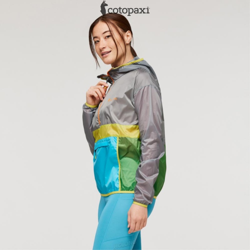 Cotopaxi Teca Half-Zip Windbreaker Stones Throw | WM59-D9-DA