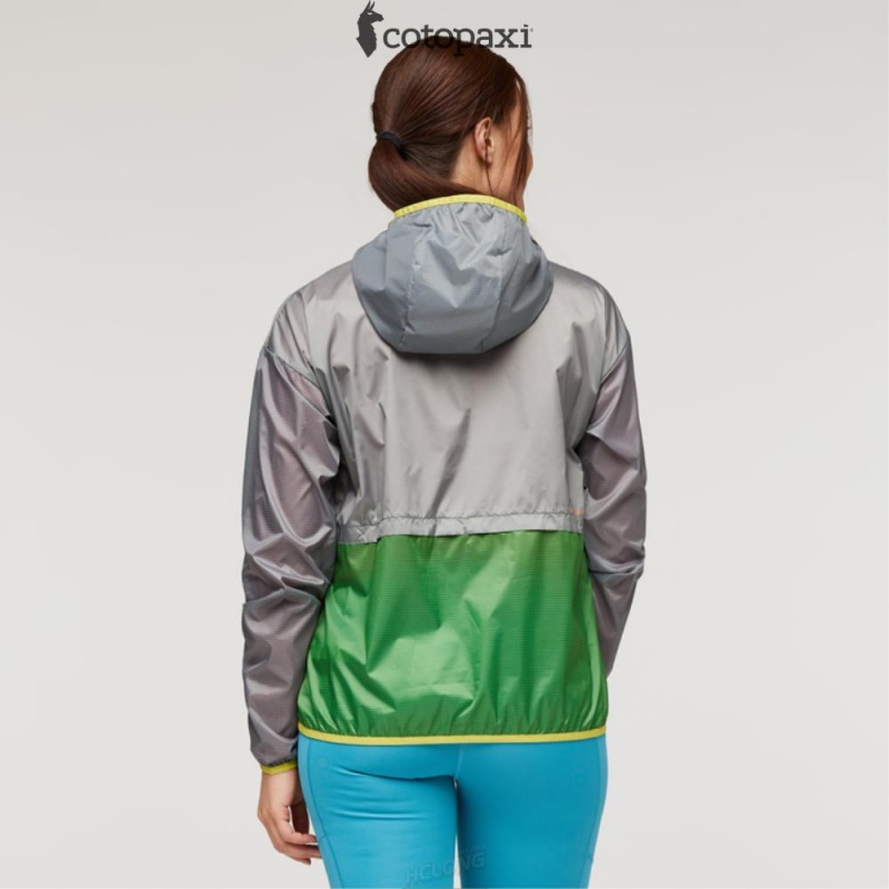 Cotopaxi Teca Half-Zip Windbreaker Stones Throw | WM59-D9-DA