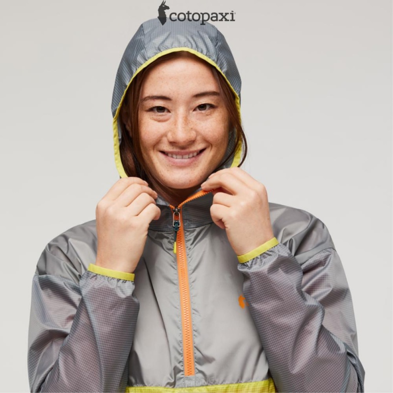 Cotopaxi Teca Half-Zip Windbreaker Stones Throw | WM59-D9-DA