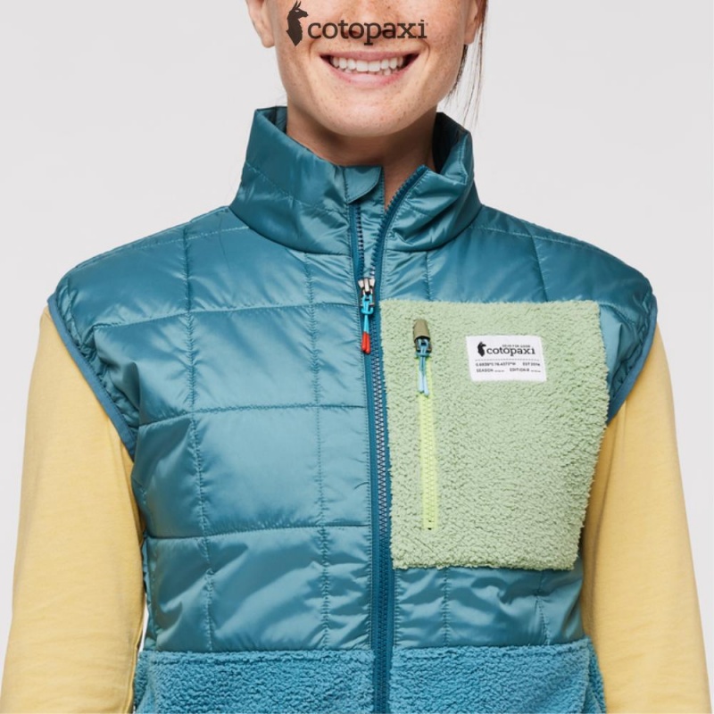 Cotopaxi Trico Hybrid Vest Blue Spruce/Drizzle | QT80-Z2-LF