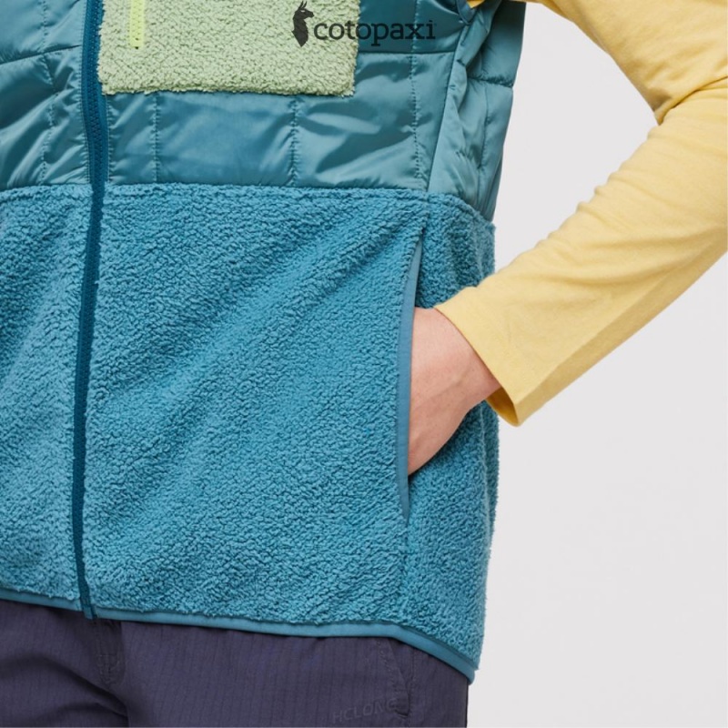 Cotopaxi Trico Hybrid Vest Blue Spruce/Drizzle | QT80-Z2-LF