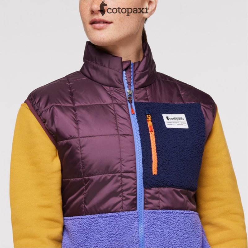 Cotopaxi Trico Hybrid Vest Wine/Amethyst | KF45-K9-JL