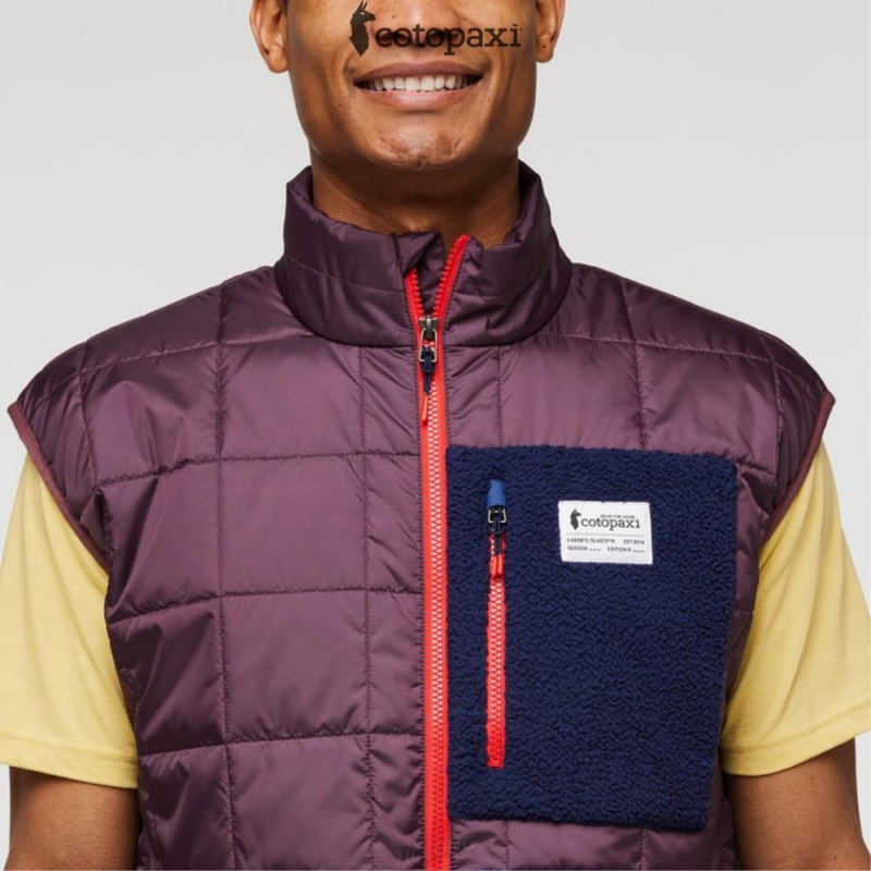 Cotopaxi Trico Hybrid Vest Wine/Blue Violet | JR63-V5-PH