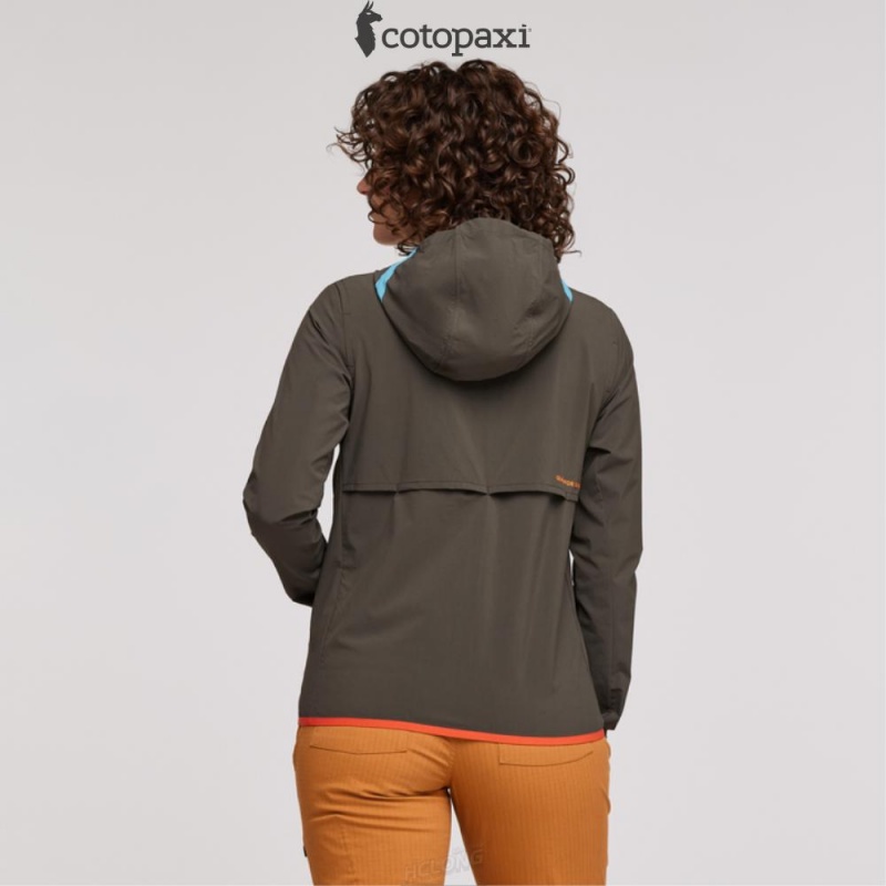 Cotopaxi Vuelta Performance Windbreaker Jacket Iron | DK01-F6-ZM