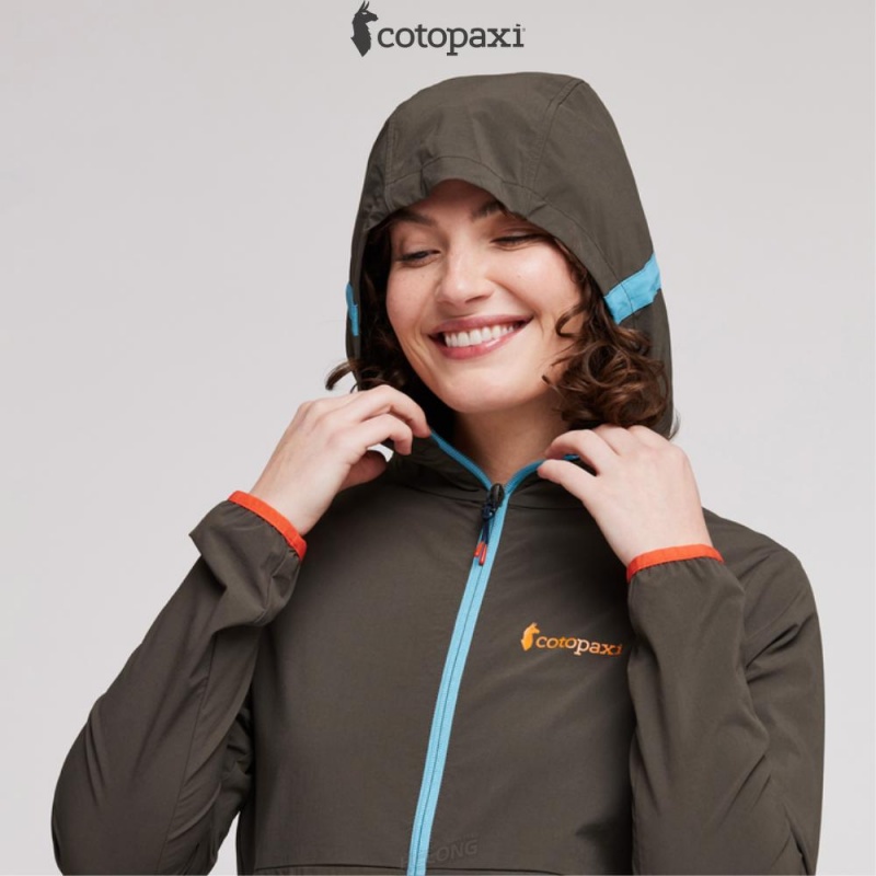 Cotopaxi Vuelta Performance Windbreaker Jacket Iron | DK01-F6-ZM