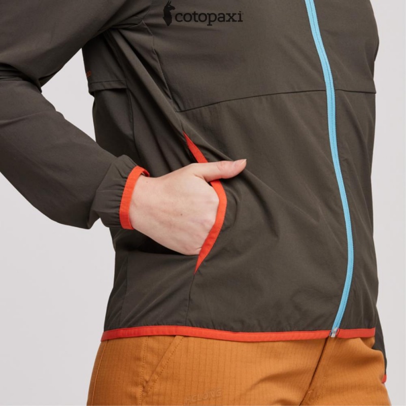 Cotopaxi Vuelta Performance Windbreaker Jacket Iron | DK01-F6-ZM