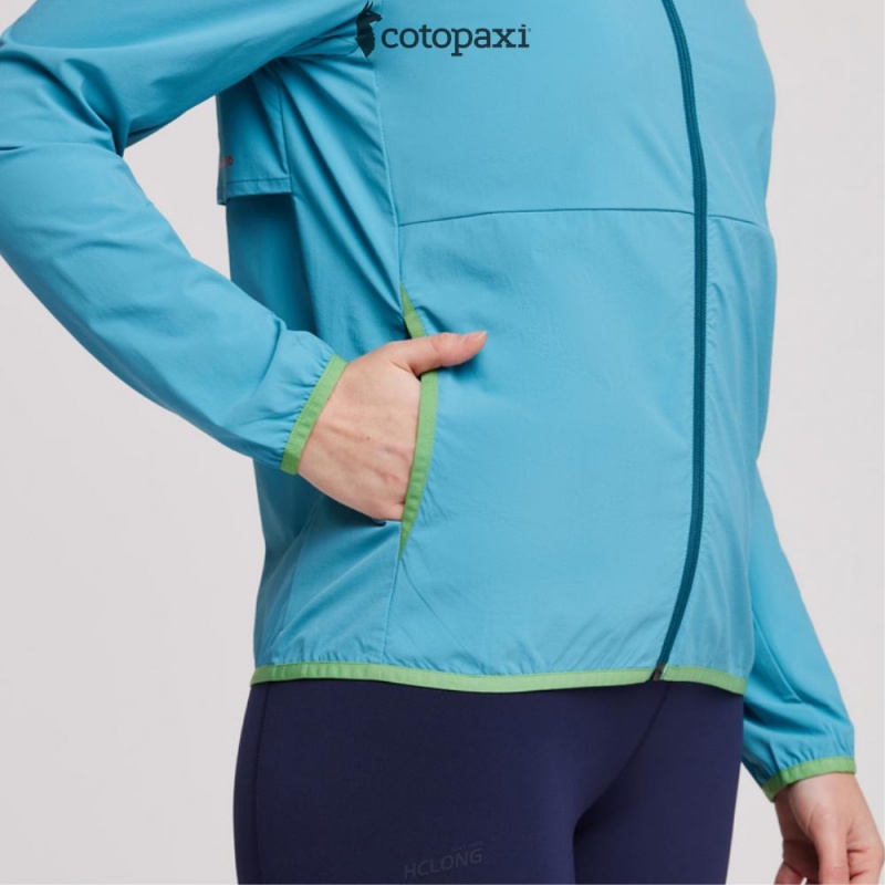 Cotopaxi Vuelta Performance Windbreaker Jacket Poolside | DN07-O6-WP