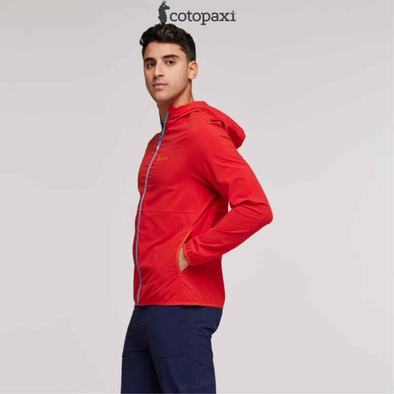 Cotopaxi Vuelta Performance Windbreaker Jacket Red | FU05-H7-ZF