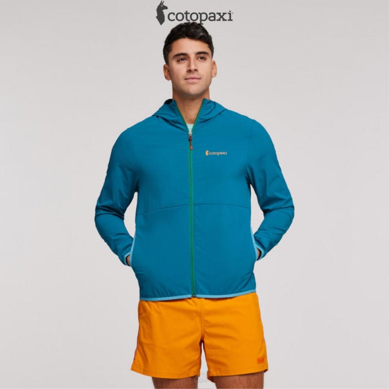 Cotopaxi Vuelta Performance Windbreaker Jacket Gulf | BC11-X1-XL