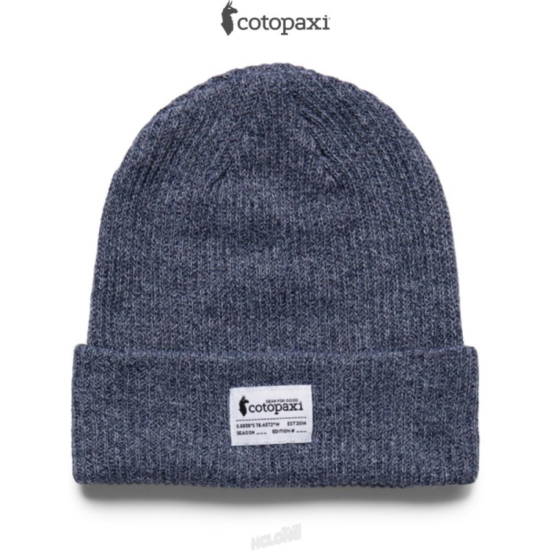 Cotopaxi Wharf Beanie - Cotopaxi Patch Heather Graphite | UL39-R2-NU